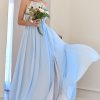 Festa ZAPAKA | Halter Light Blue Bridesmaid Dress