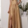 Festa ZAPAKA | Vestidos De Cerimonia Longo De Dourado