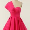 Festa ZAPAKA | Fuchsia One Shoulder Cocktail Dress