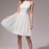 Festa ZAPAKA | Vestido De Renda Branco Halter